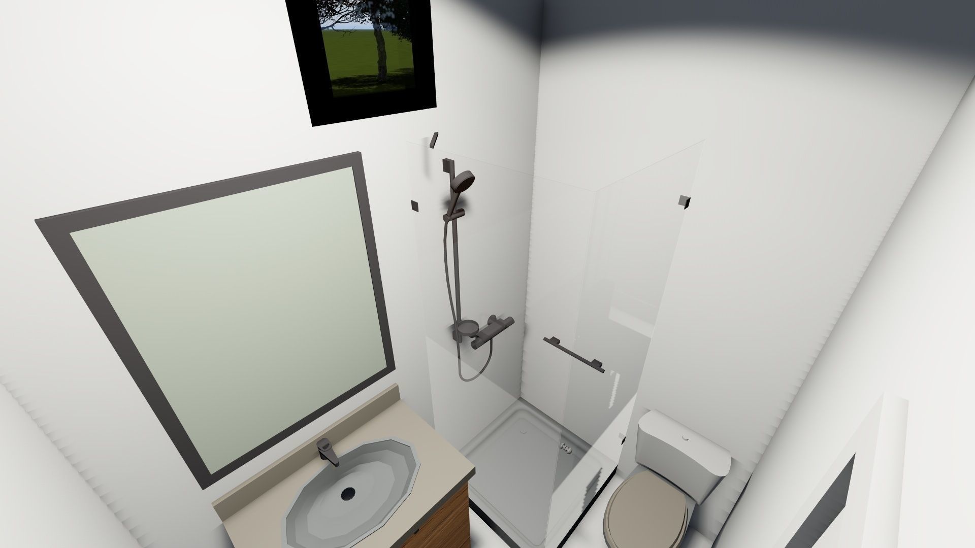 Modern house design 3D model_7