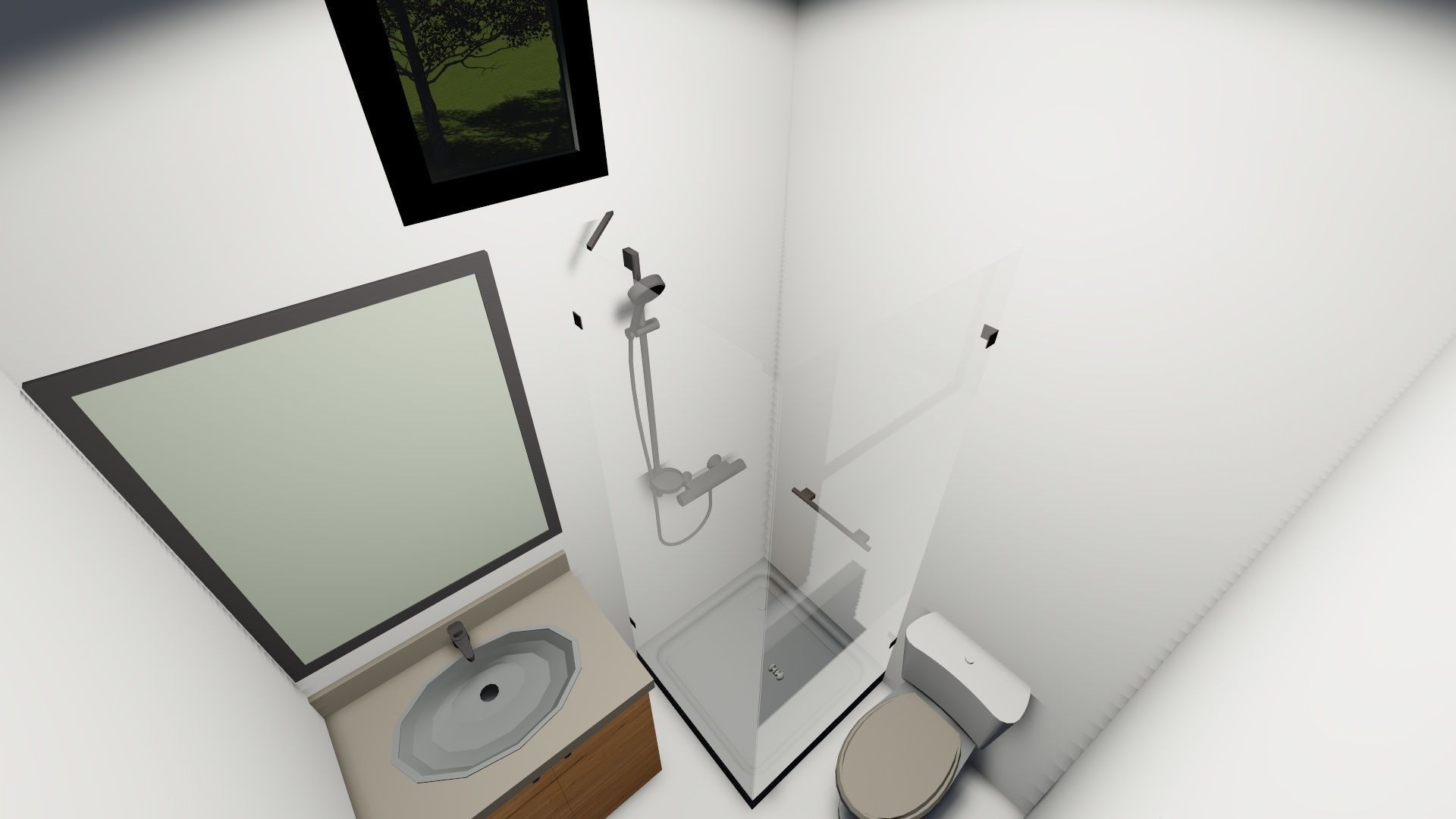 Modern house design 3D model_8