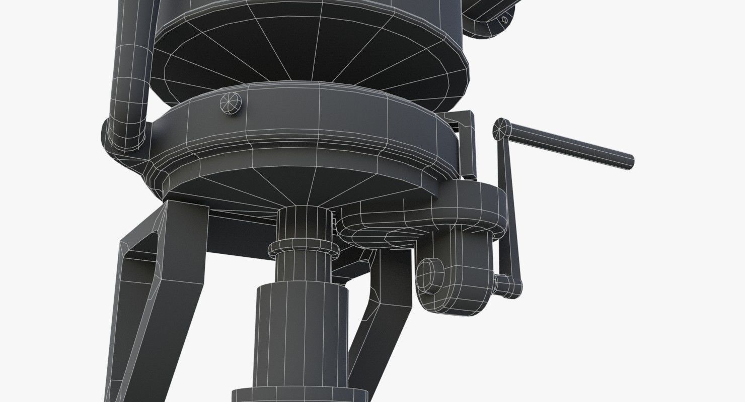 Bunker Air-Filter WWII Low-poly 3D model_18