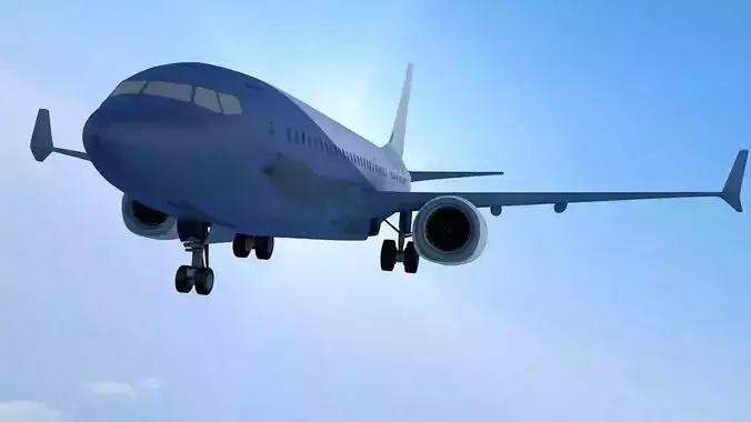 super max737 air plane  3D model