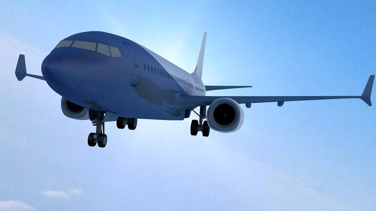 super max737 air plane  3D model_0