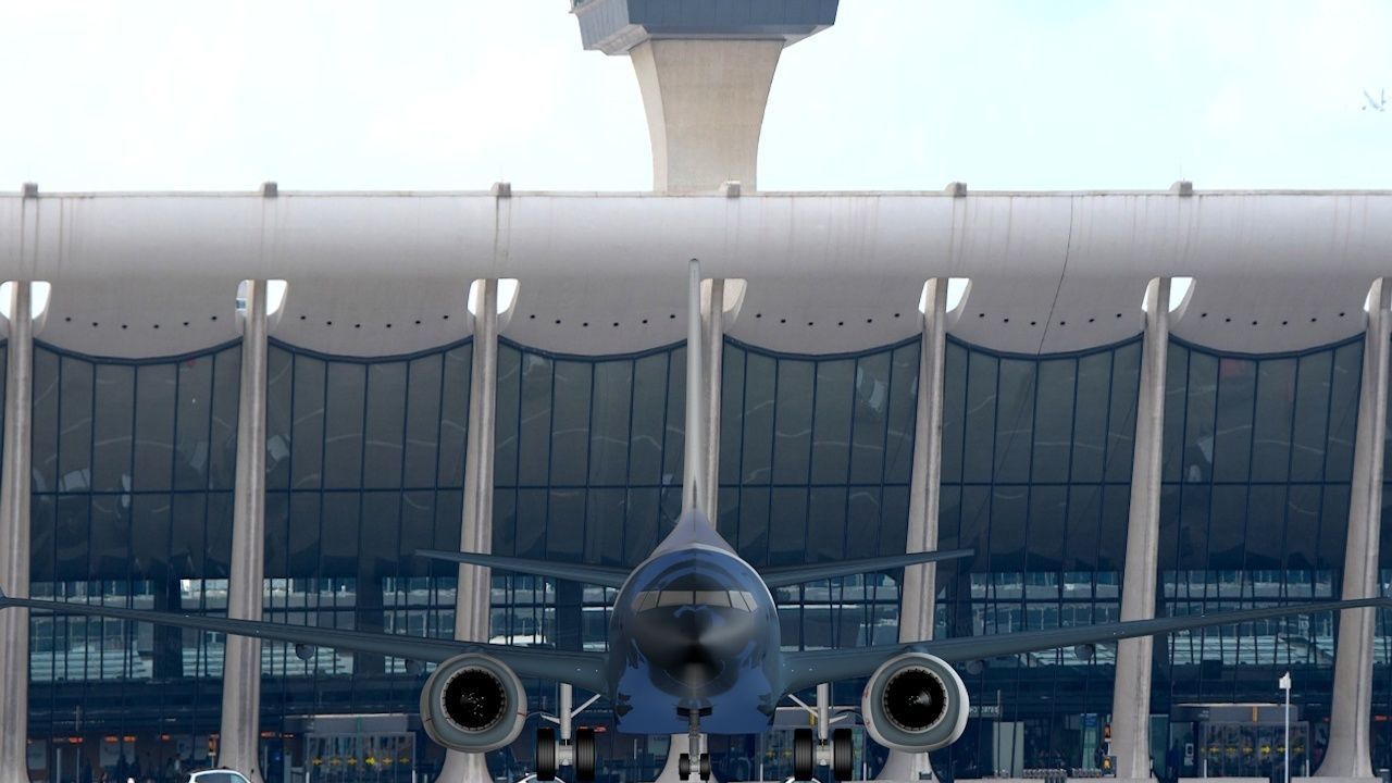 super max737 air plane  3D model_3