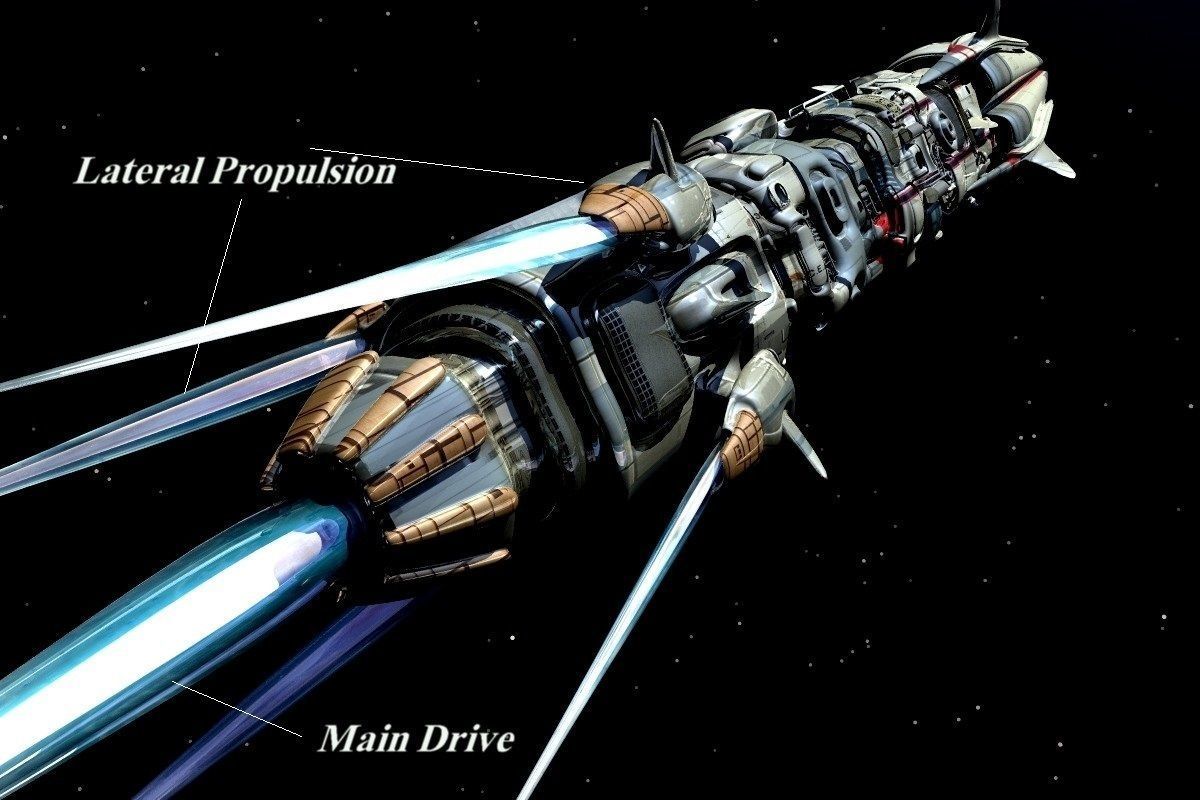 Deep Space Ship 02763 3D model_4