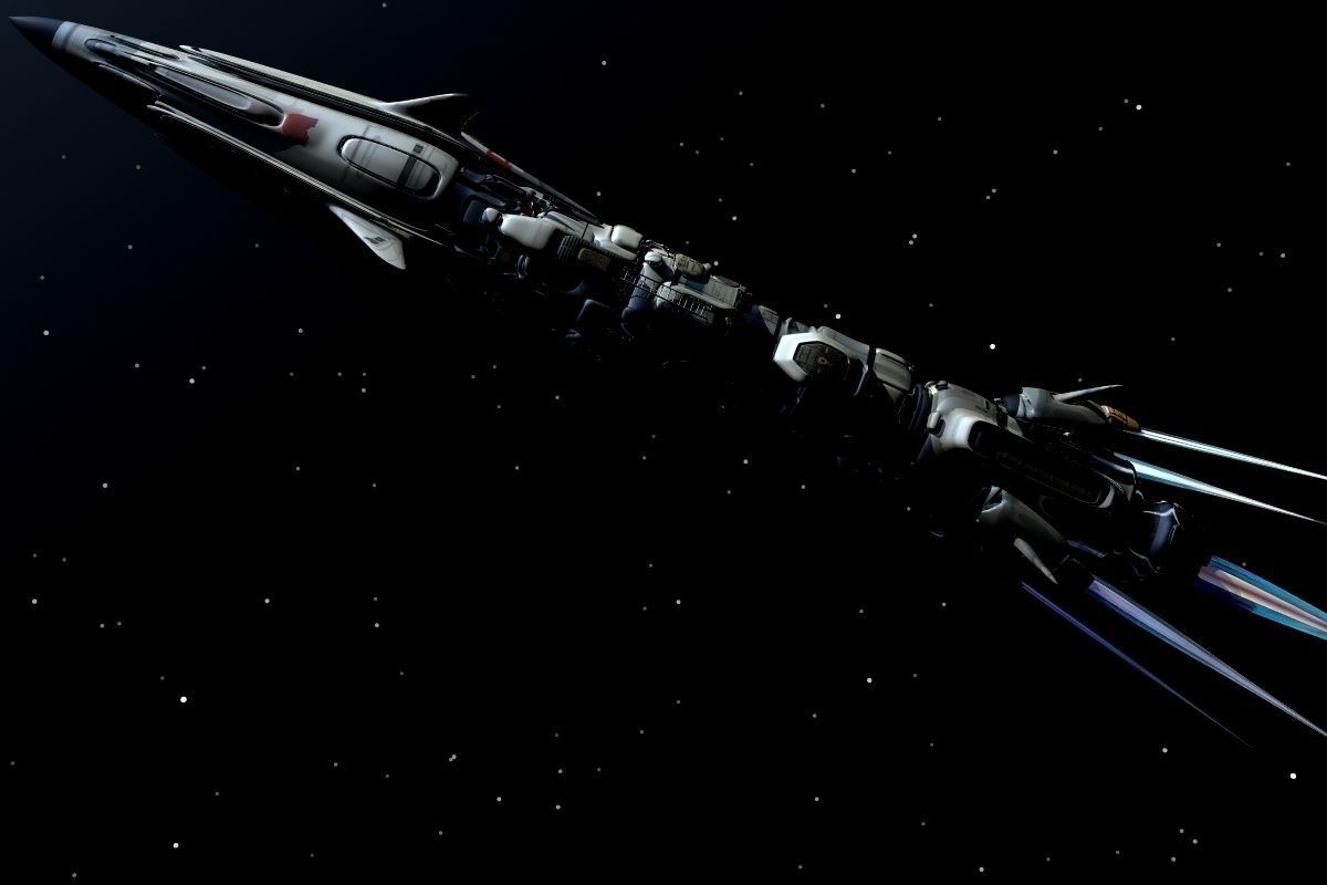 Deep Space Ship 02763 3D model_8