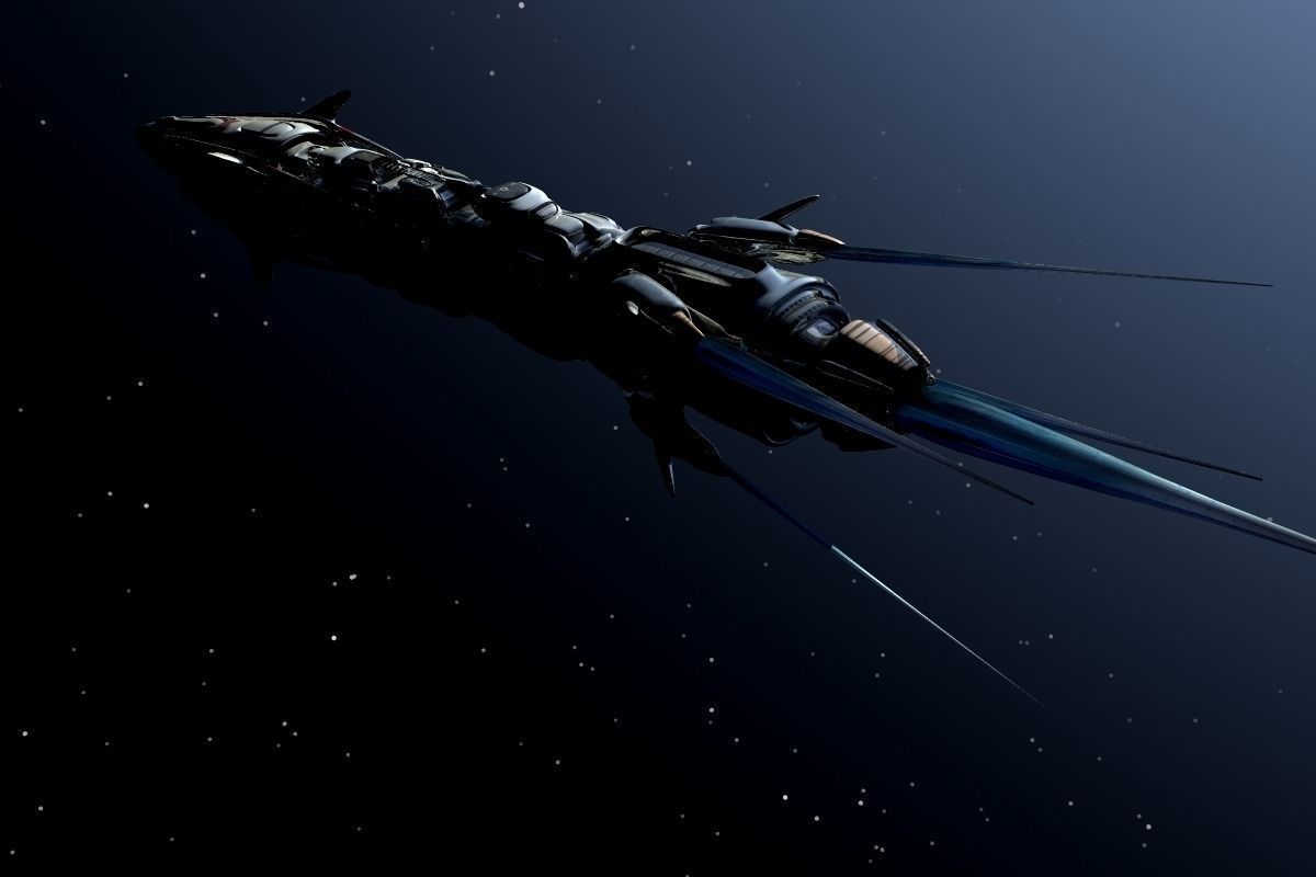 Deep Space Ship 02763 3D model_2