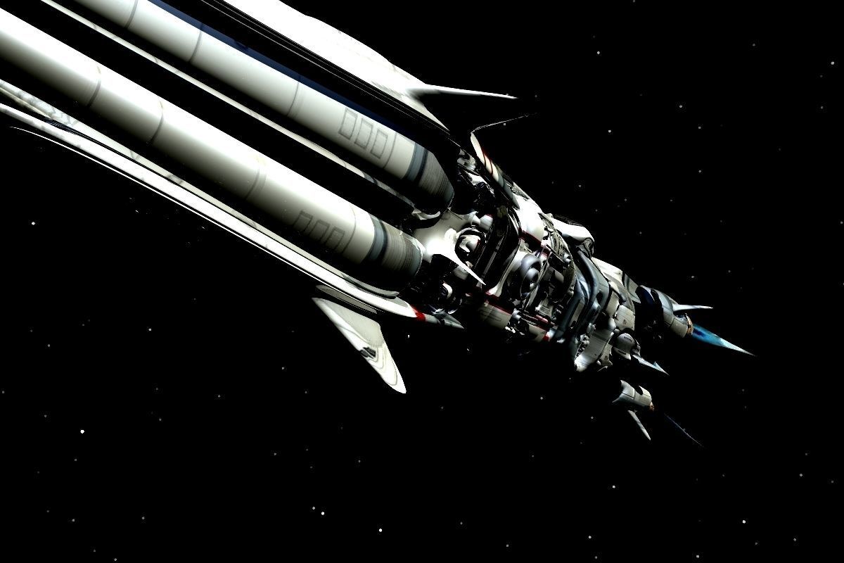 Deep Space Ship 02763 3D model_3