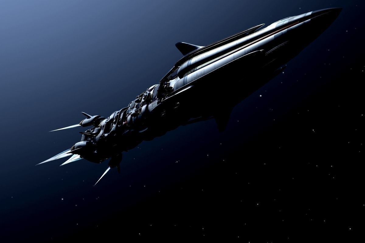 Deep Space Ship 02763 3D model_7