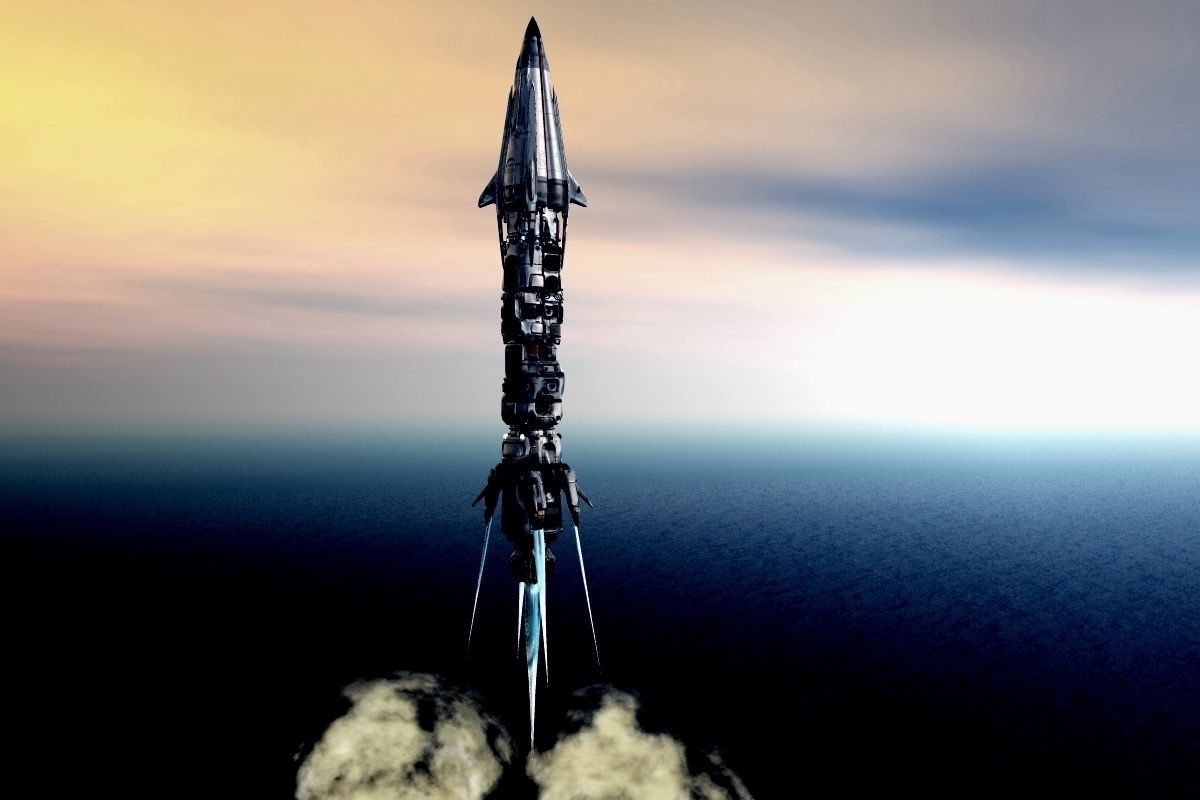 Deep Space Ship 02763 3D model_20