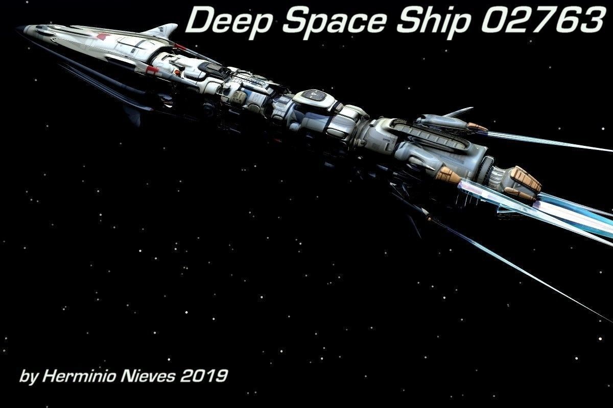 Deep Space Ship 02763 3D model_6