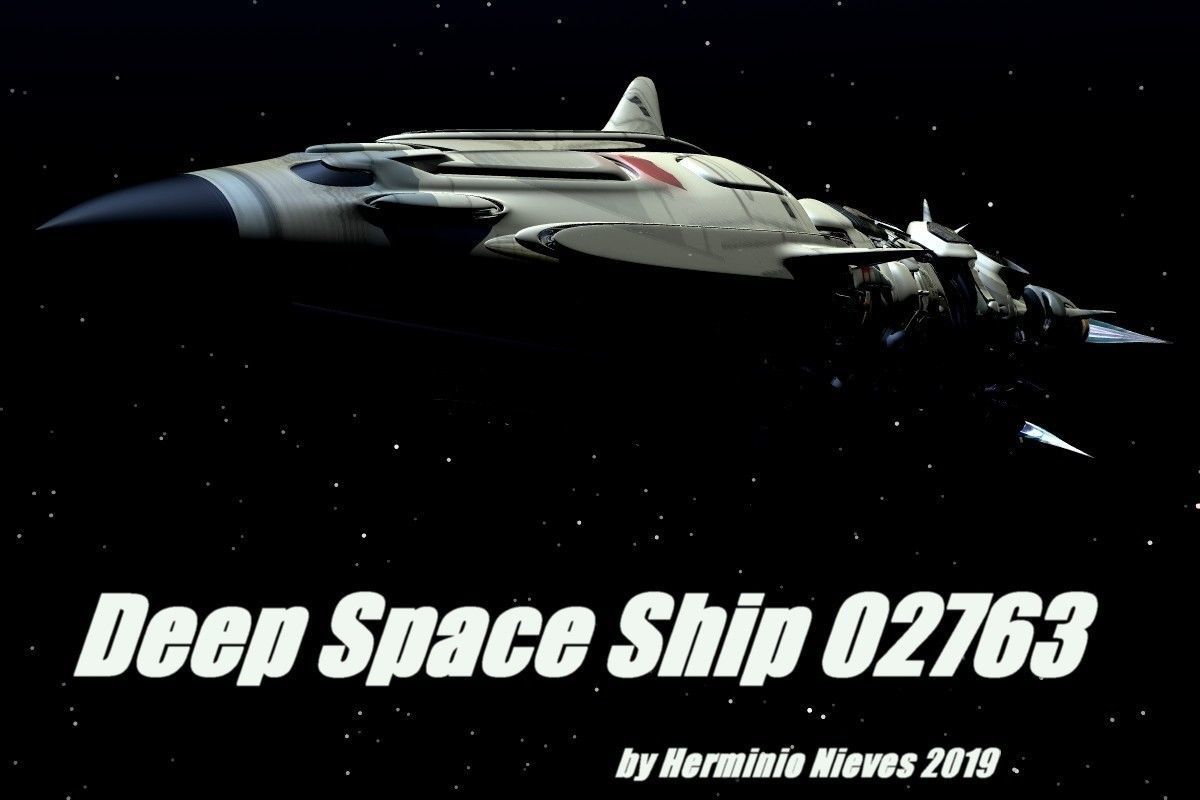 Deep Space Ship 02763 3D model_13