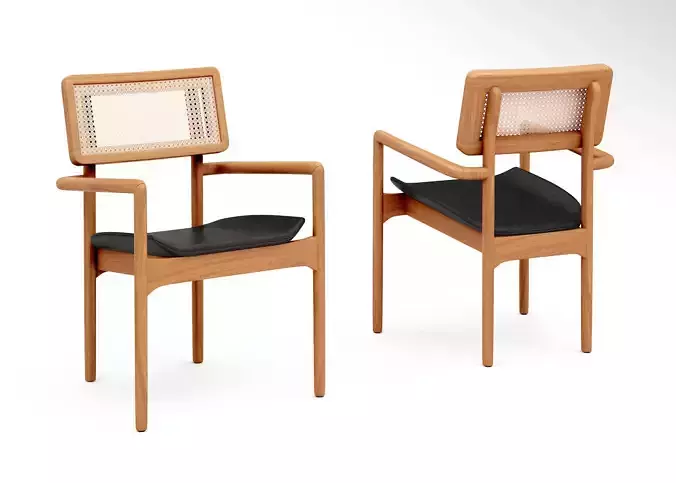 CB2 Moniker Kane back chair