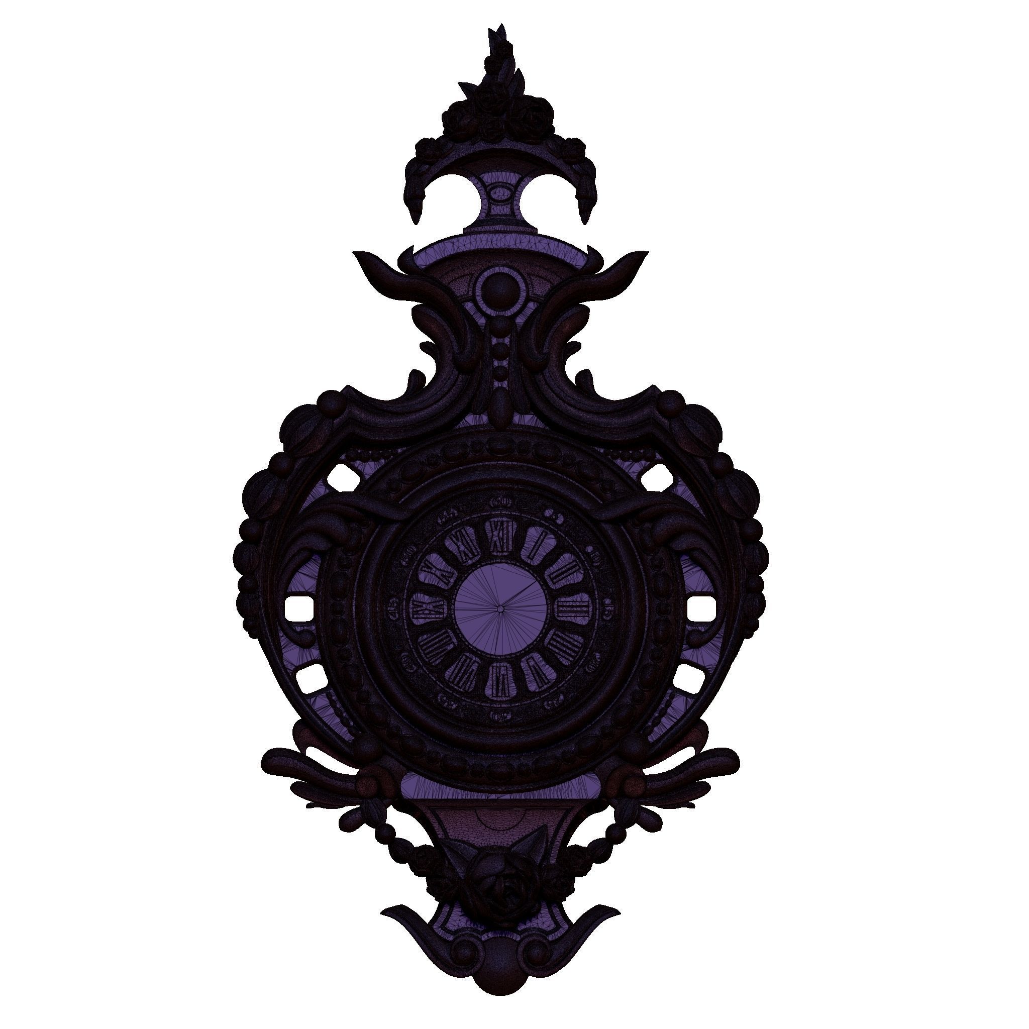 Clock 3d model 3D print model_4