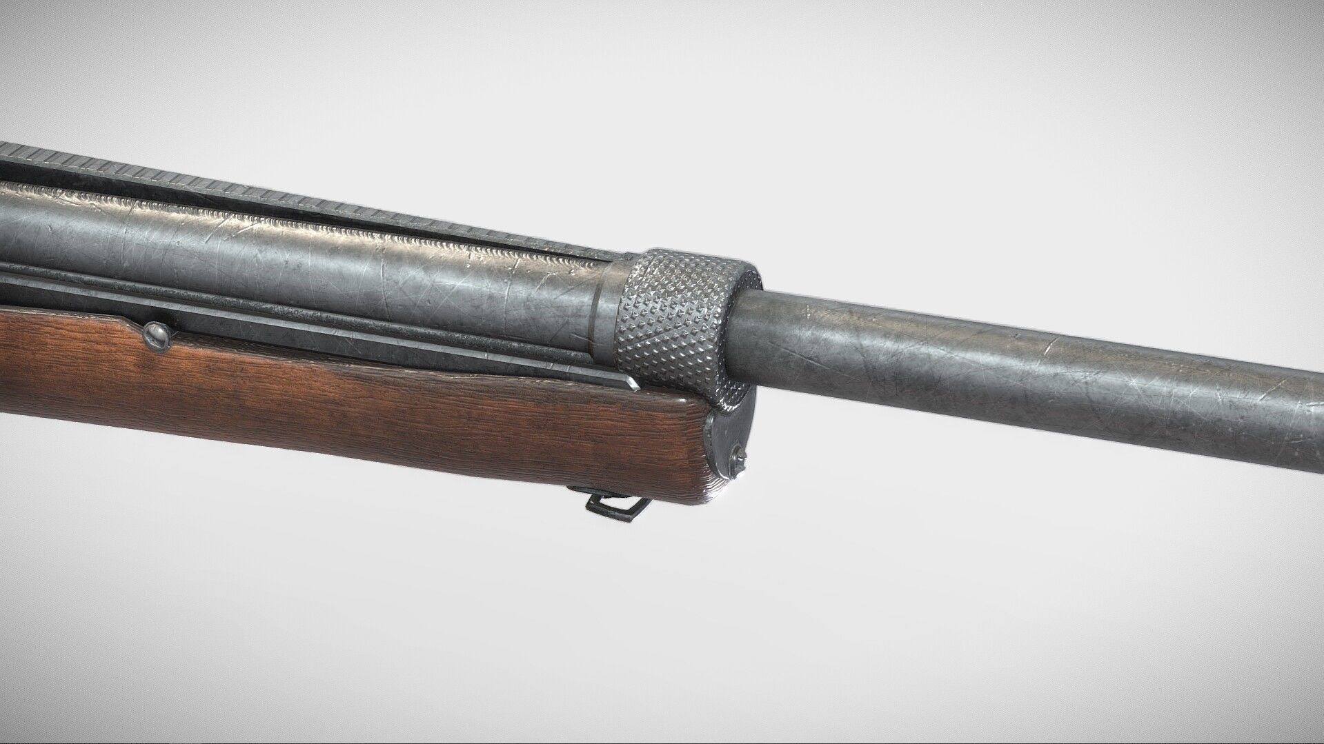 Strange Guns Collection Low-poly 3D model_12