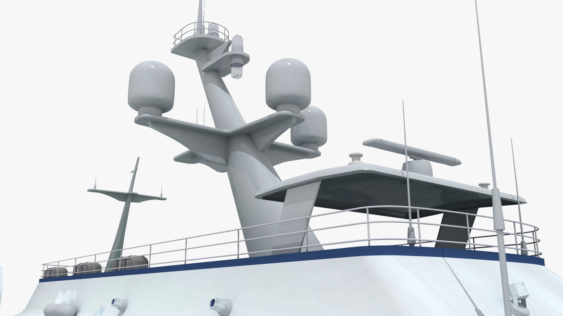 A passenger ship 3D model_9