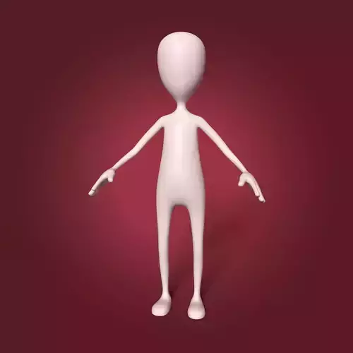 Cartoon Man - Rigged Stickman