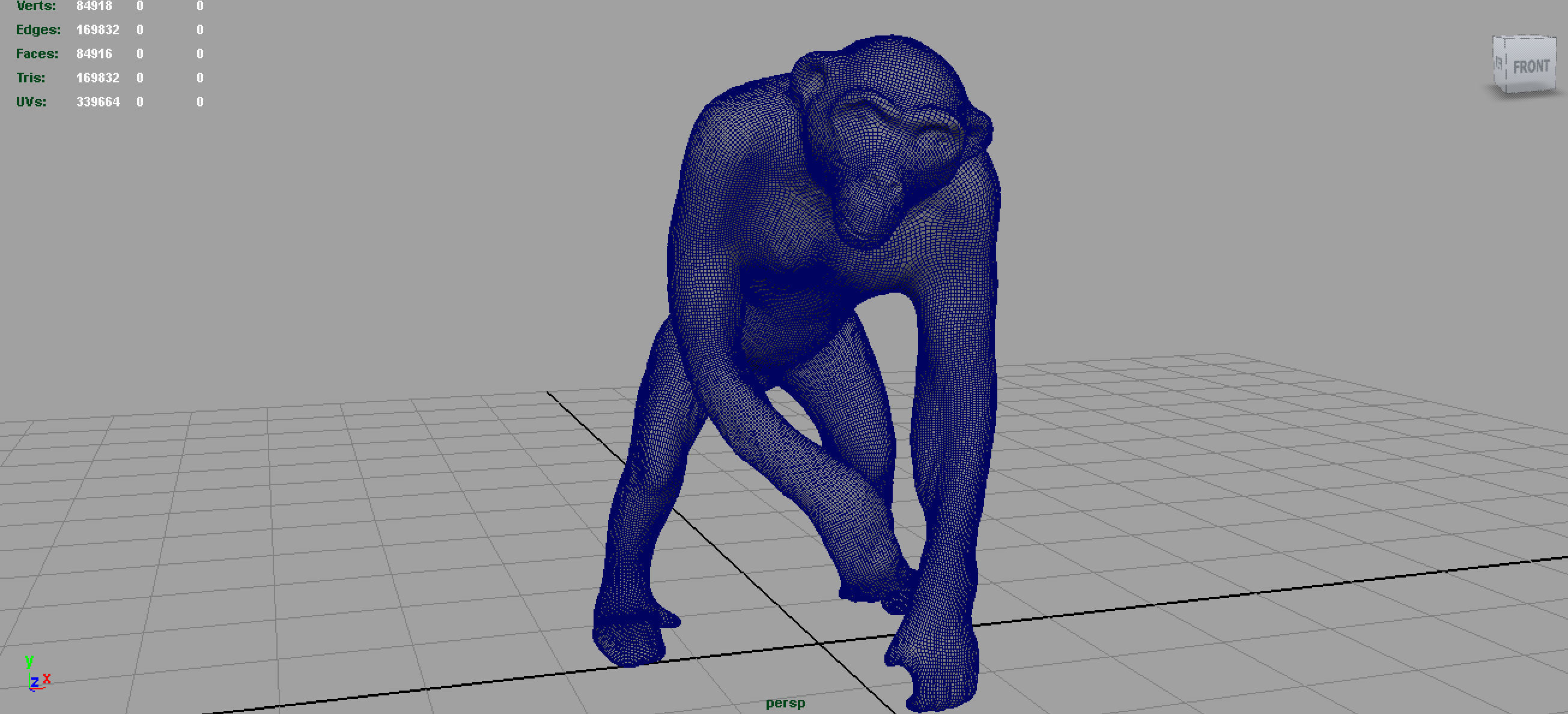 CHIMPANZEE 3D model_4