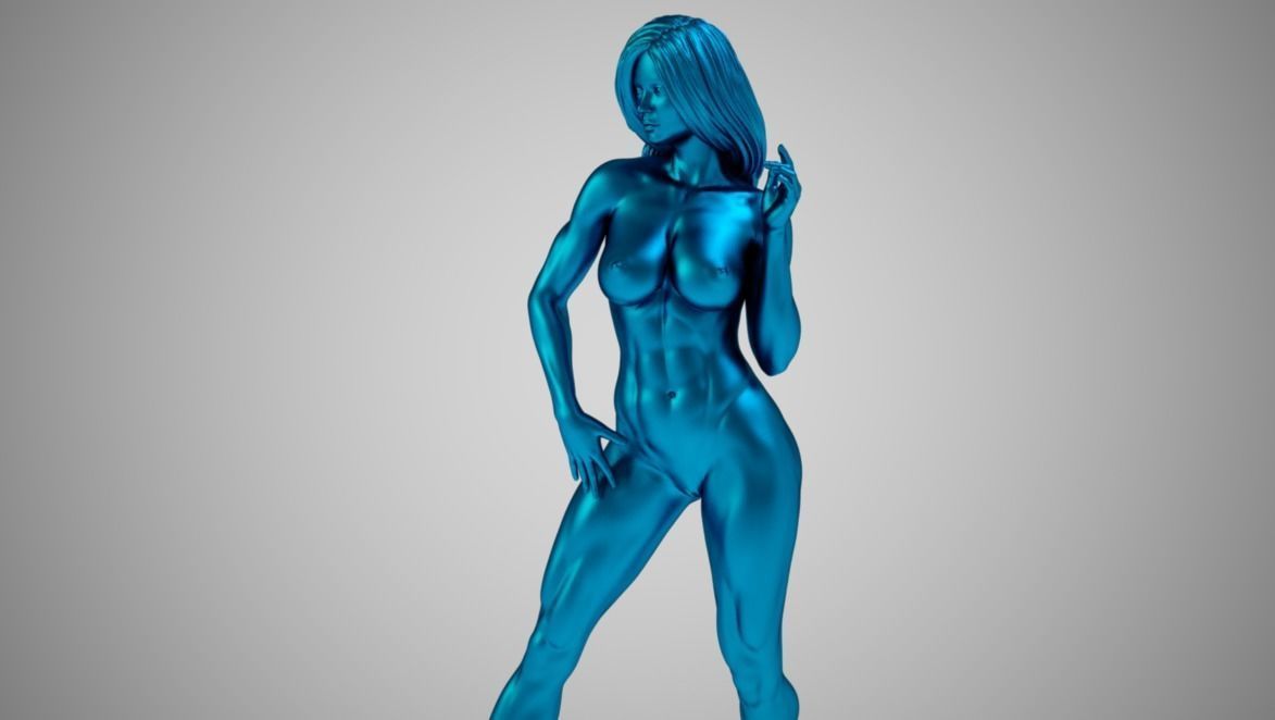 Art Pose 9 3D print model_10