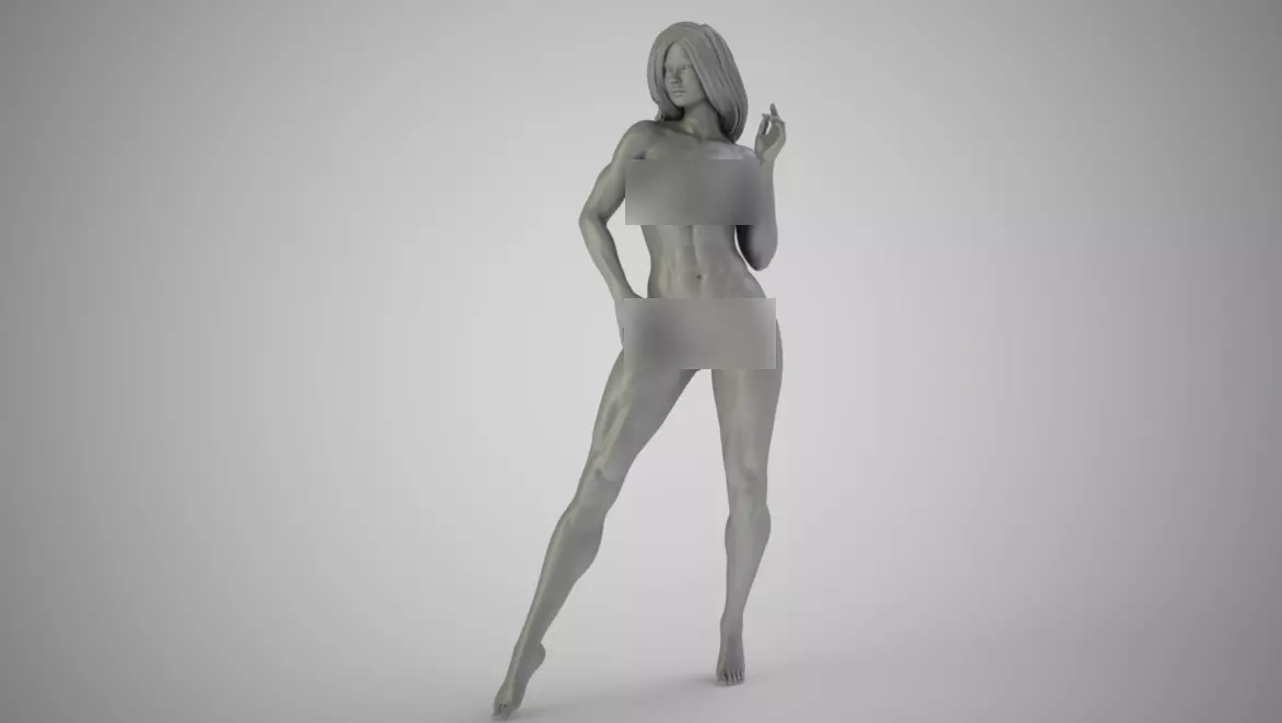 Art Pose 9 3D print model_0