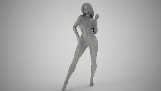Art Pose 9 3D print model