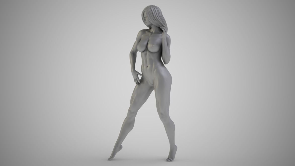 Art Pose 9 3D print model_3