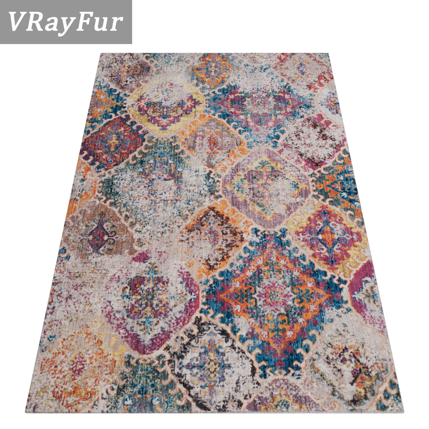 Rug Set 77 3D model_2