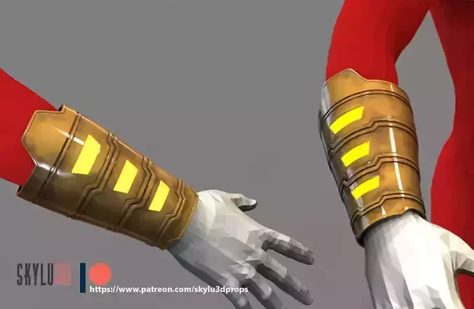 Shazam Gauntlet 3D Print STL Costume piece 3D print model