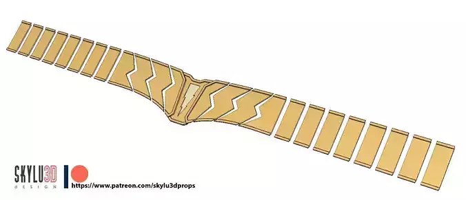 Shazam Belt 3d print STL 3D print model