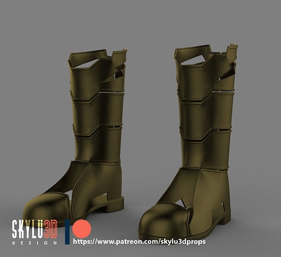Shazam Boots 3D print STL 3D print model