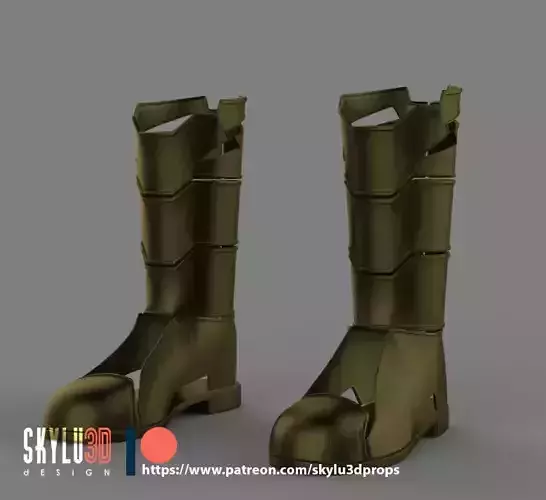Shazam Boots 3D print STL 3D print model