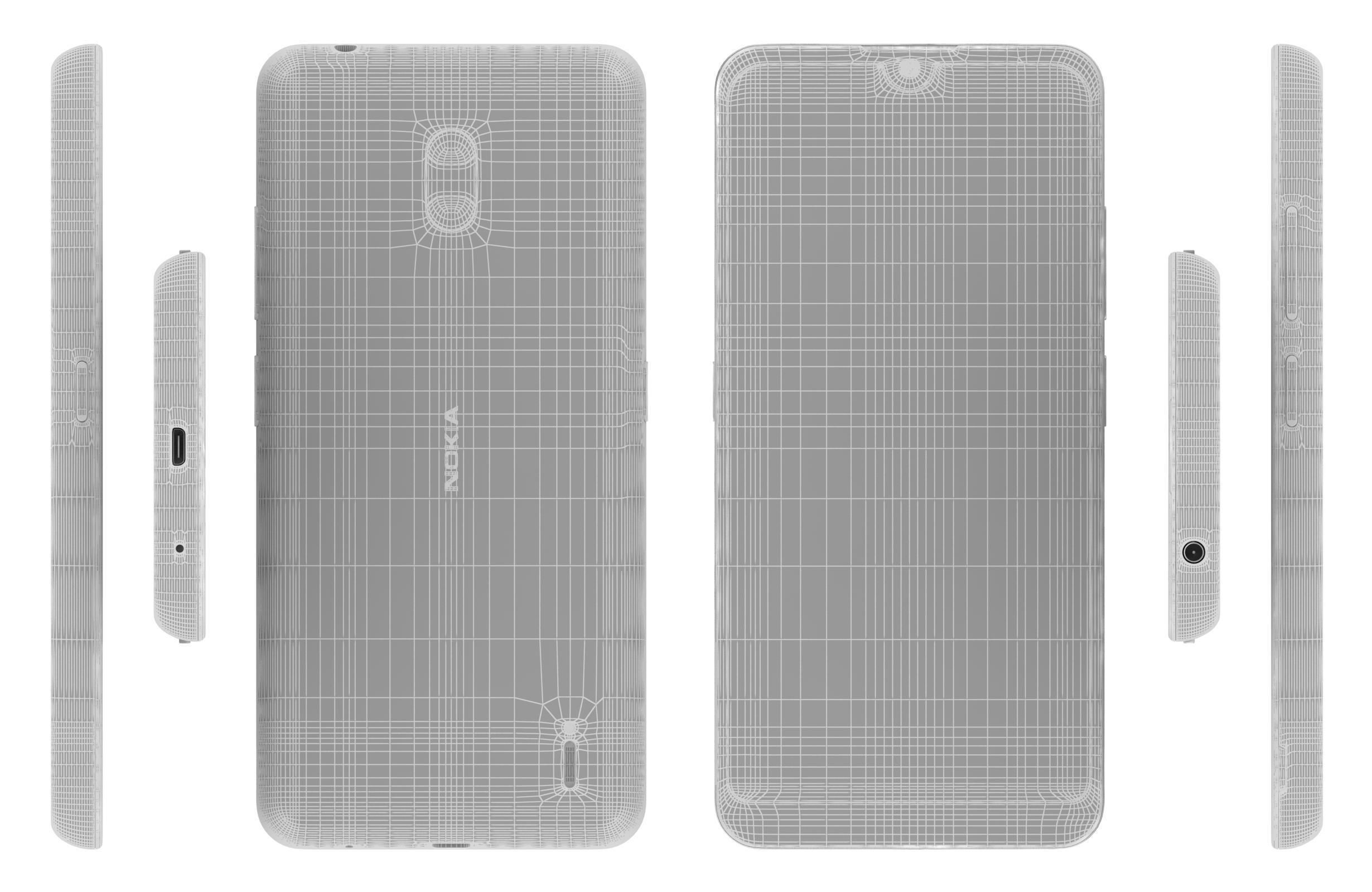 Nokia 2 2 All Colors 3D model_16