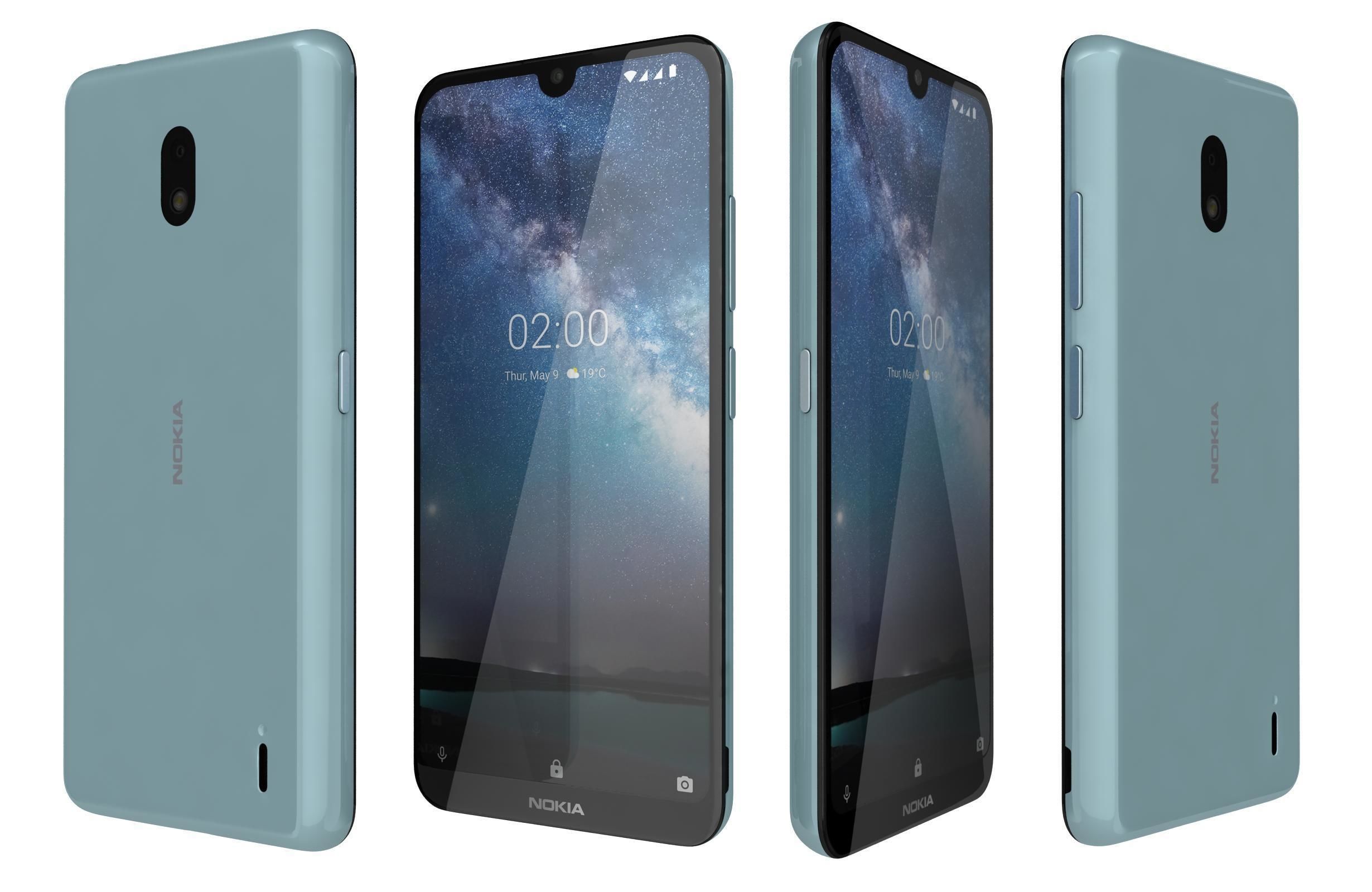 Nokia 2 2 All Colors 3D model_9