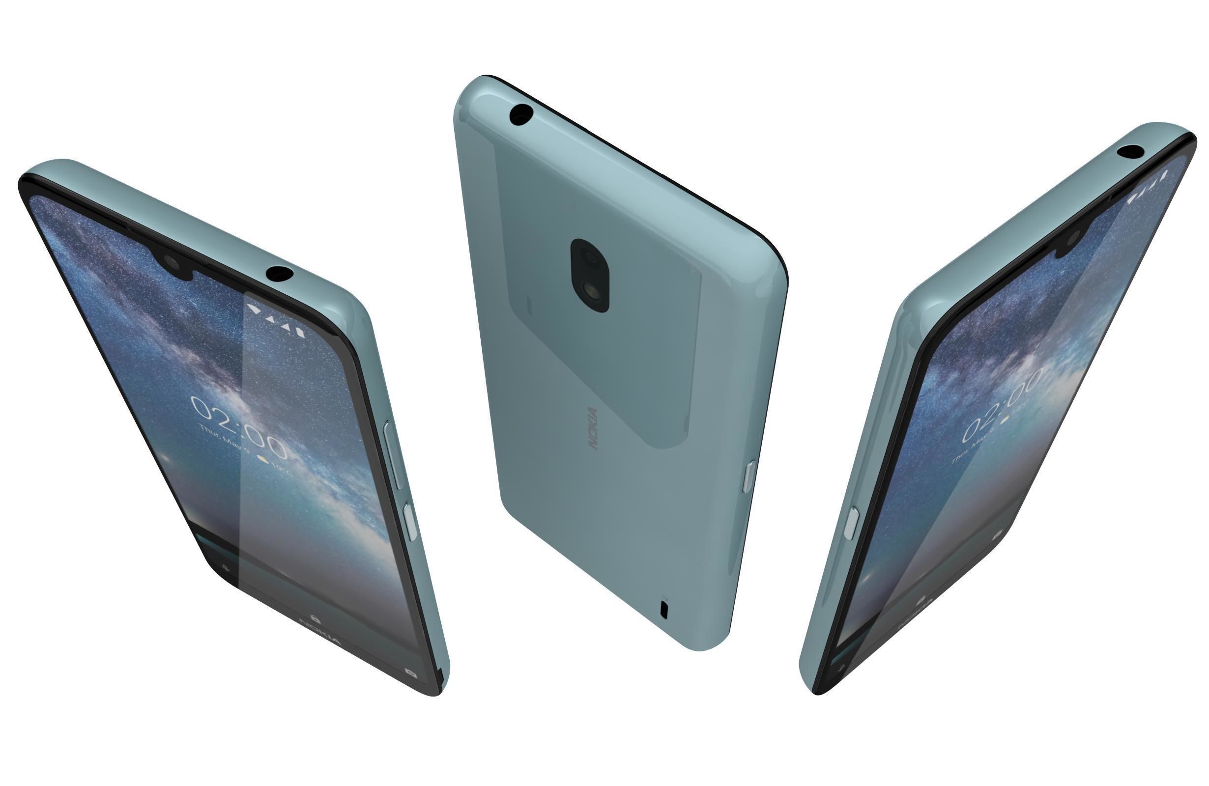 Nokia 2 2 All Colors 3D model_14