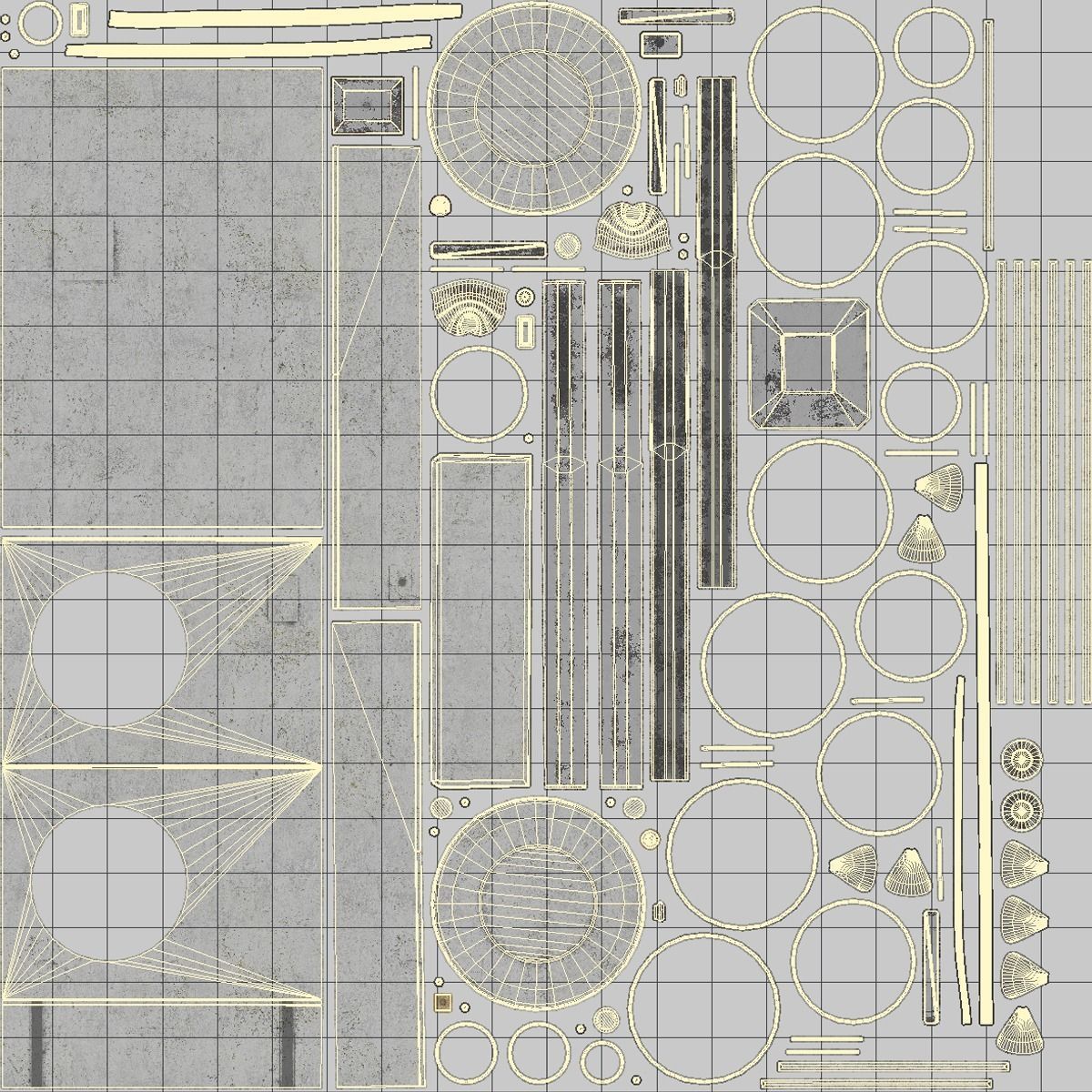 External Vents Low-poly 3D model_5