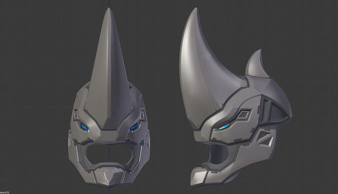 Rhino spiderman ps4 helmet 3D print model