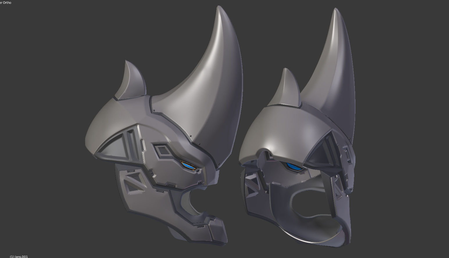 Rhino spiderman ps4 helmet 3D print model_1