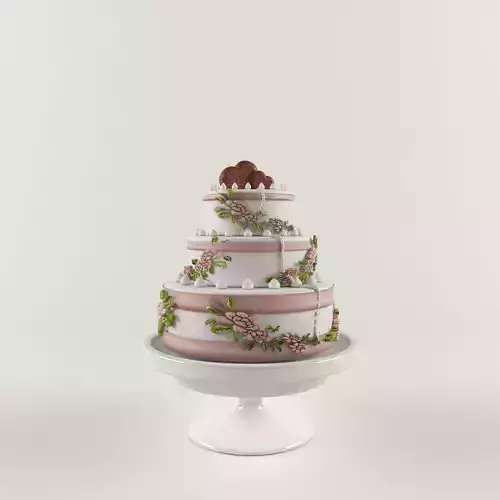 Wedding Cake 3D model