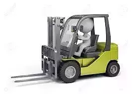 Robot fork Free low-poly 3D model