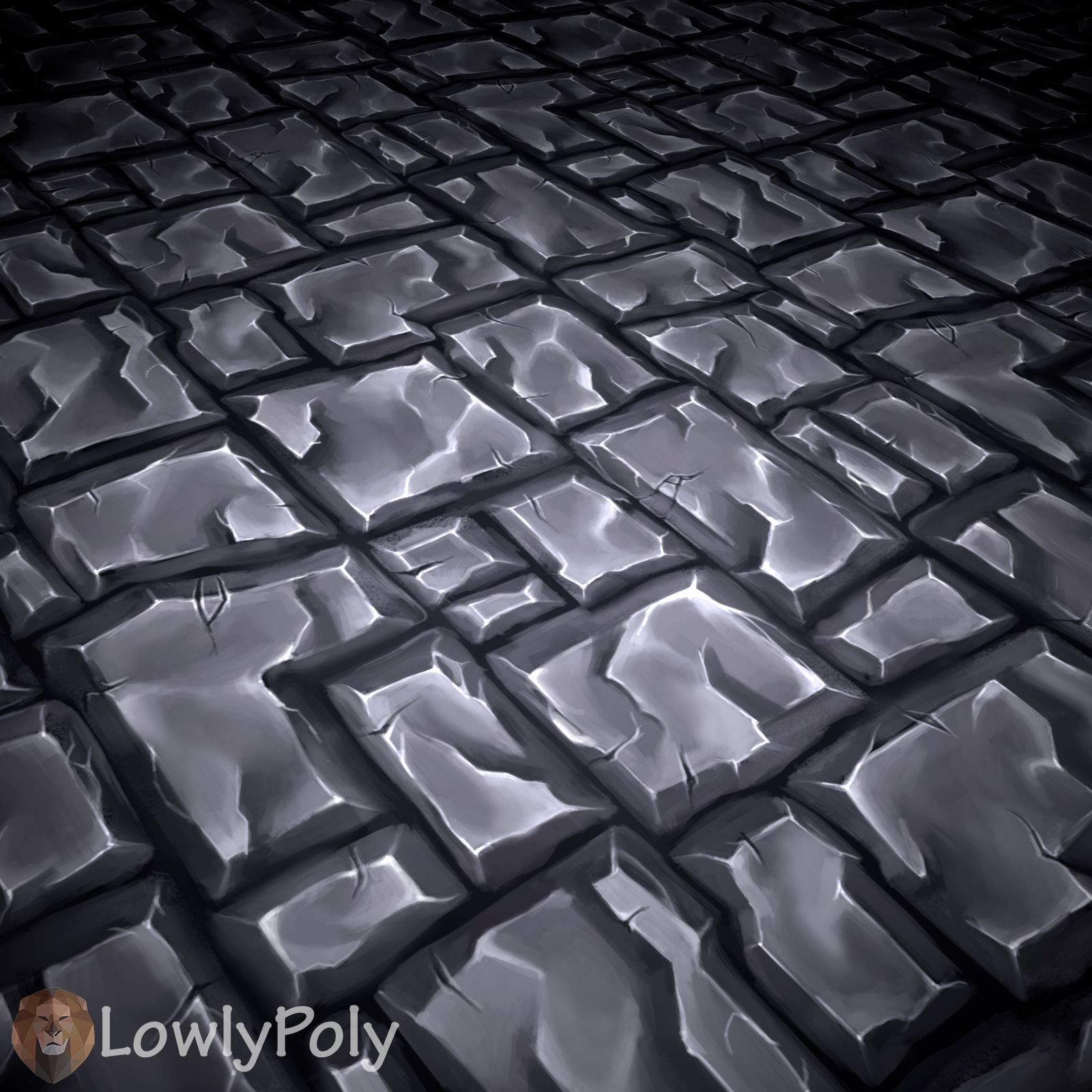Stylized Stone Vol 31 - Hand Painted Textures Texture_8