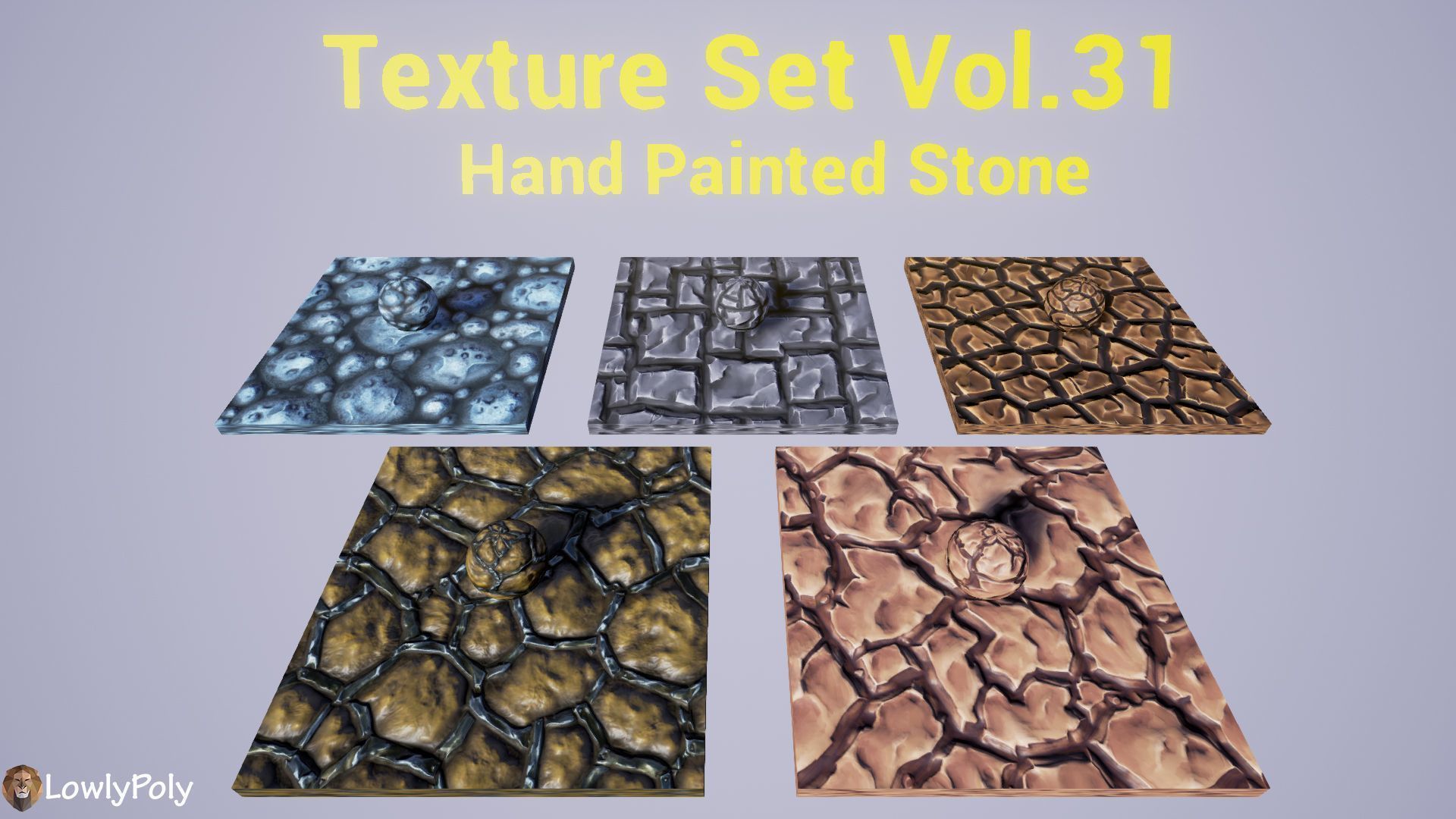 Stylized Stone Vol 31 - Hand Painted Textures Texture_13