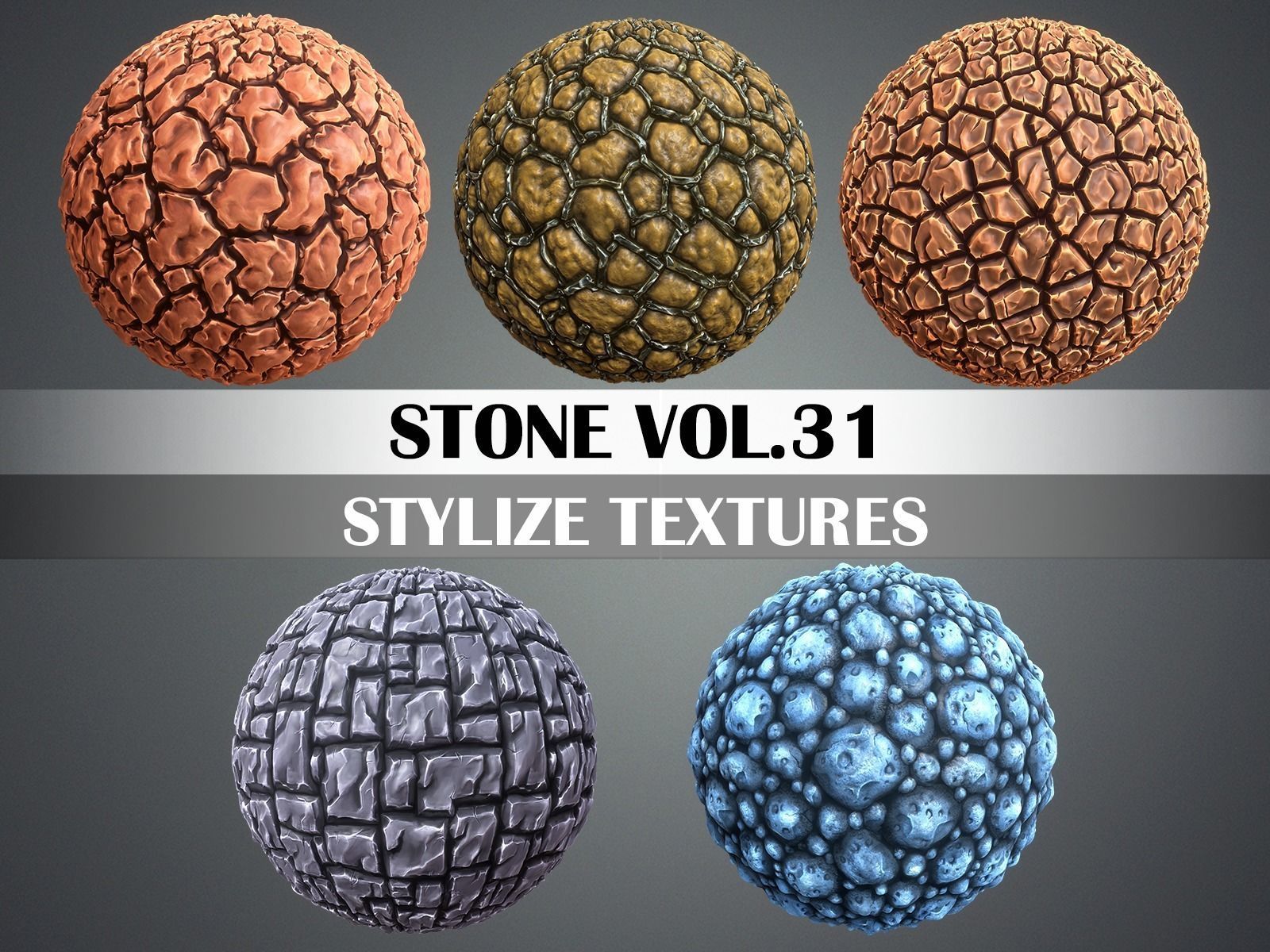 Stylized Stone Vol 31 - Hand Painted Textures Texture_2