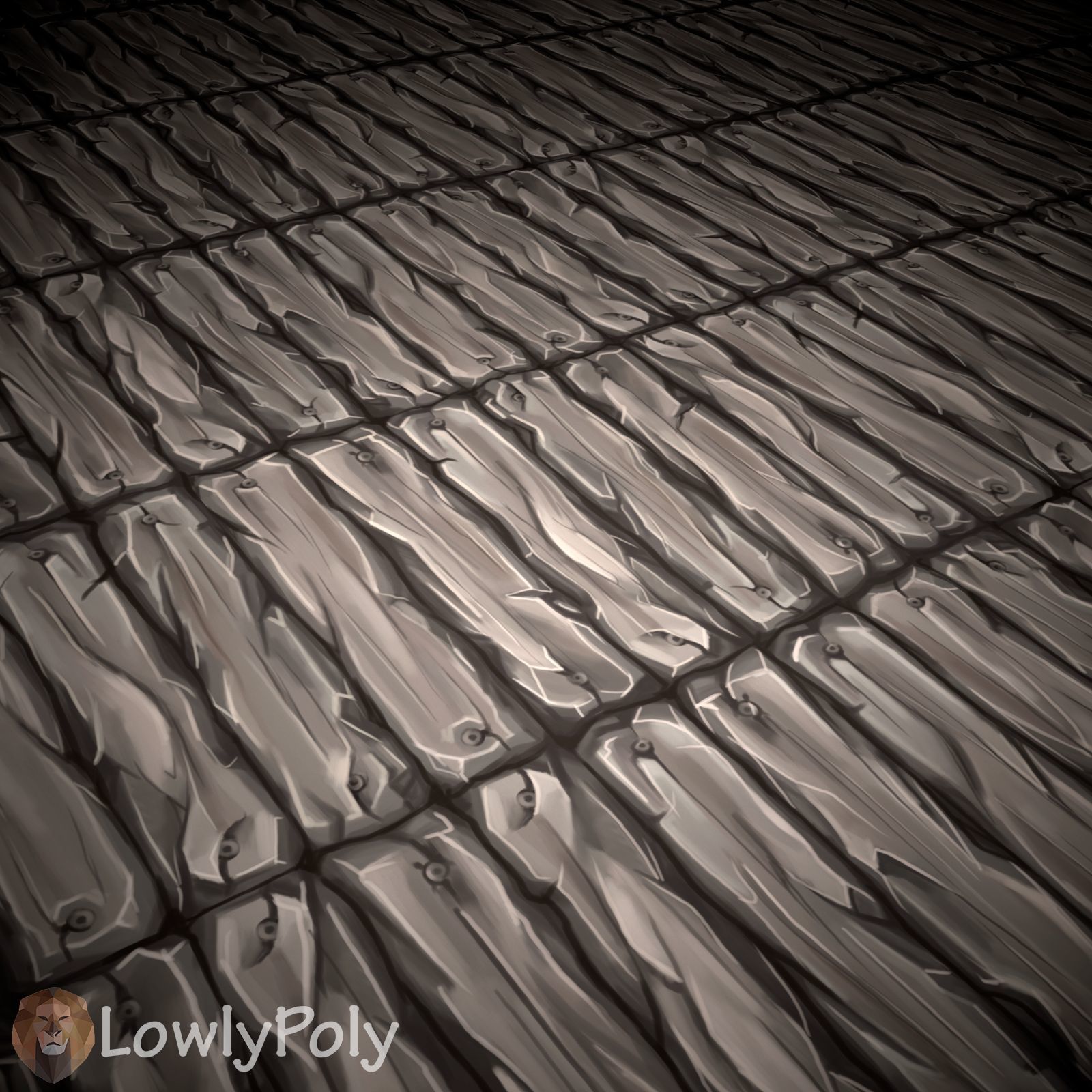 Stylized Wood Vol 32 - Hand Painted Texture Texture_9