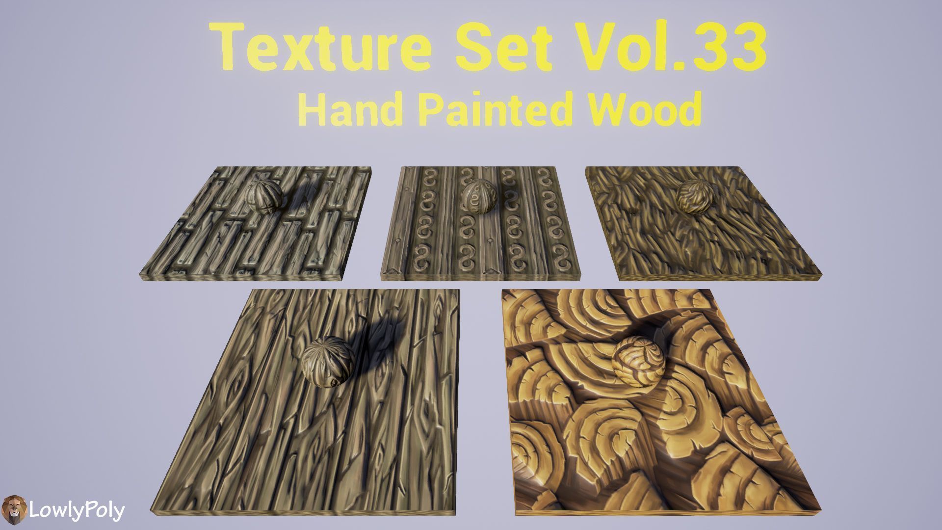 Stylized Wood Vol 33 - Hand Painted Texture Texture_13