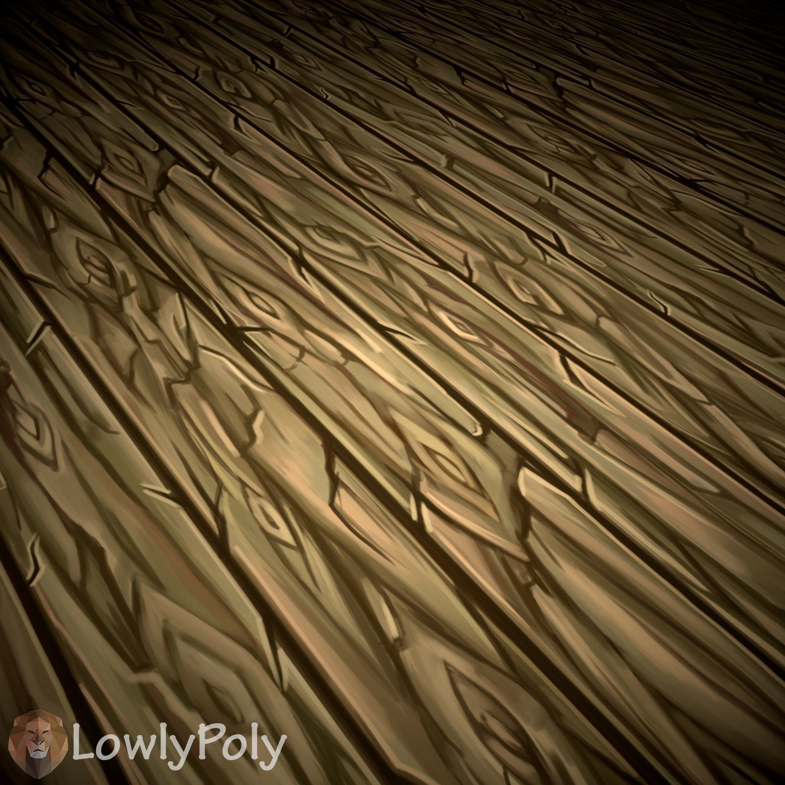 Stylized Wood Vol 33 - Hand Painted Texture Texture_12