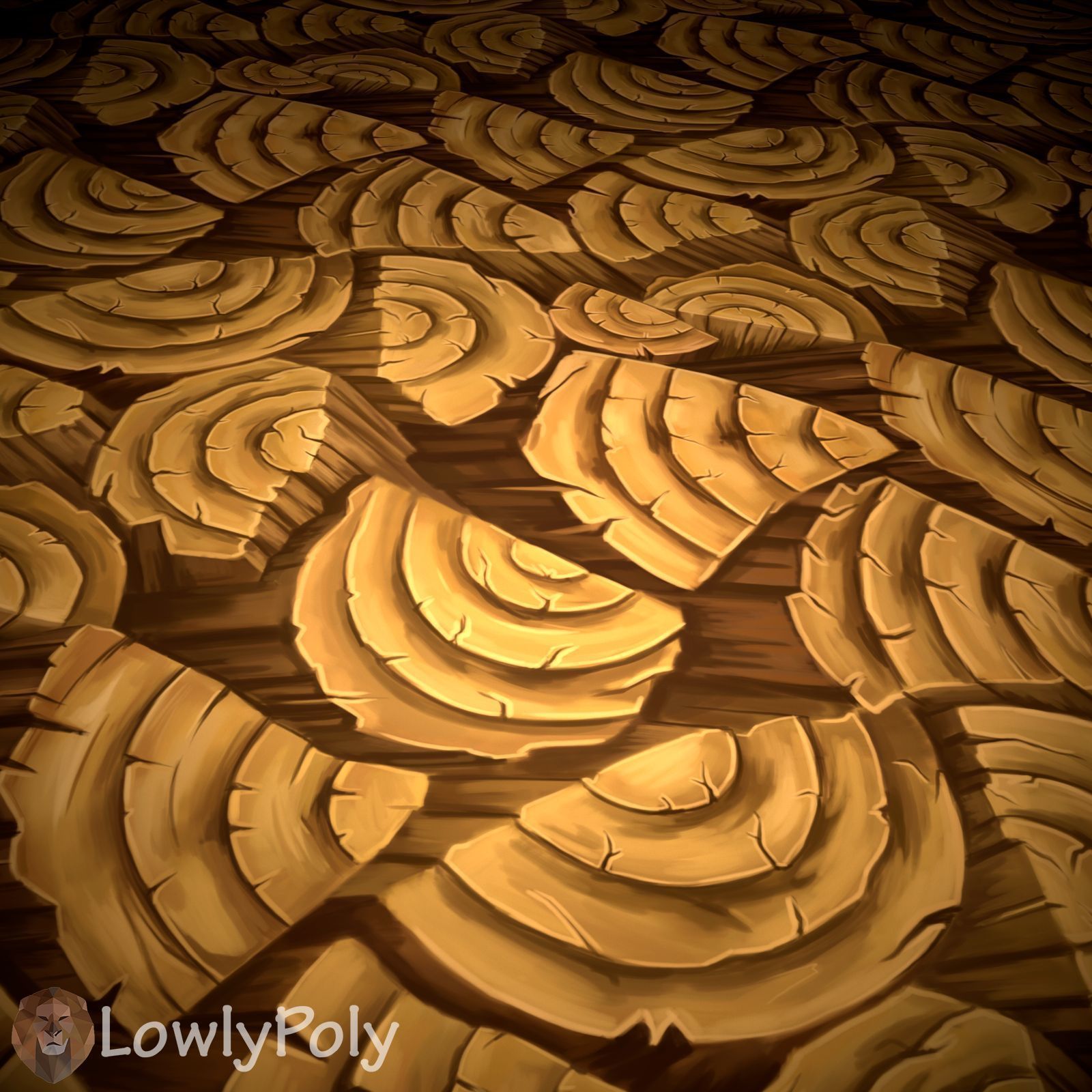 Stylized Wood Vol 33 - Hand Painted Texture Texture_11