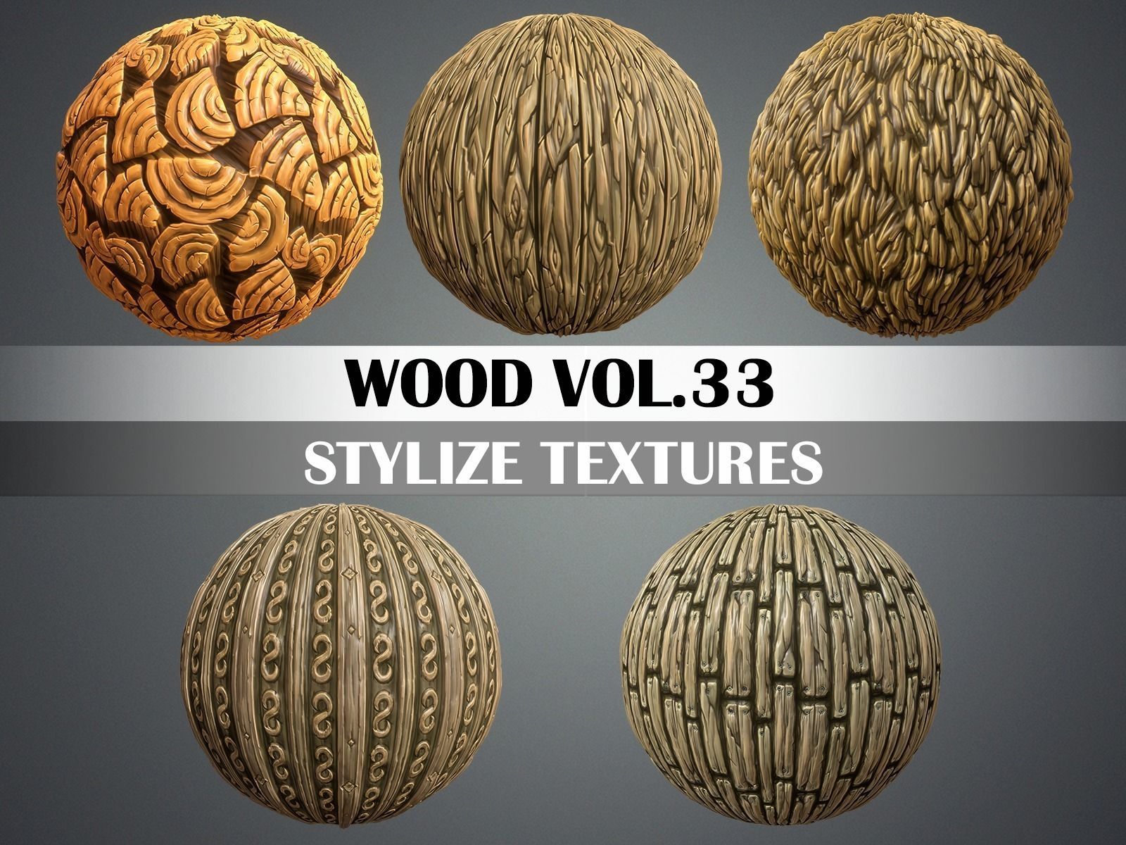 Stylized Wood Vol 33 - Hand Painted Texture Texture_2