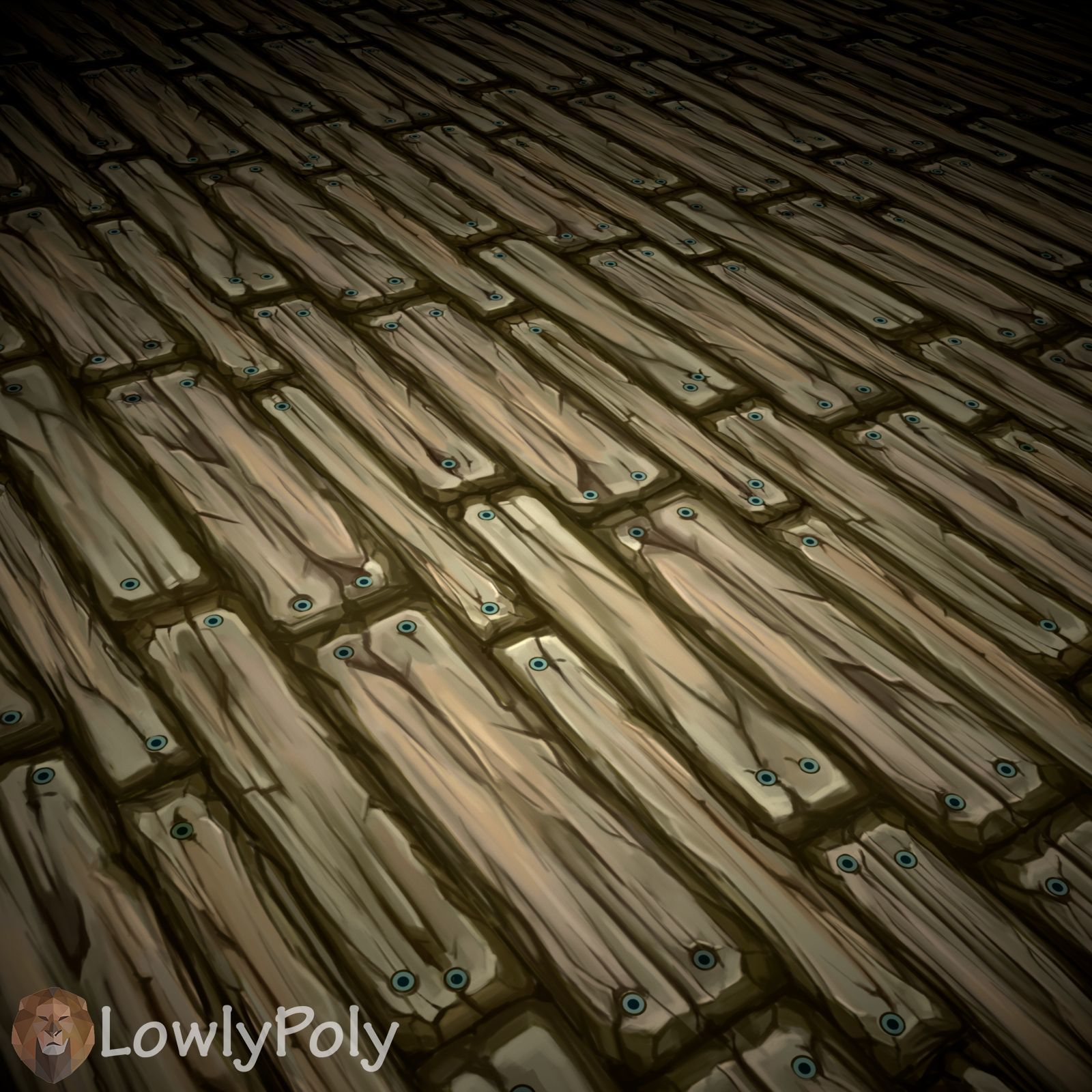 Stylized Wood Vol 33 - Hand Painted Texture Texture_9