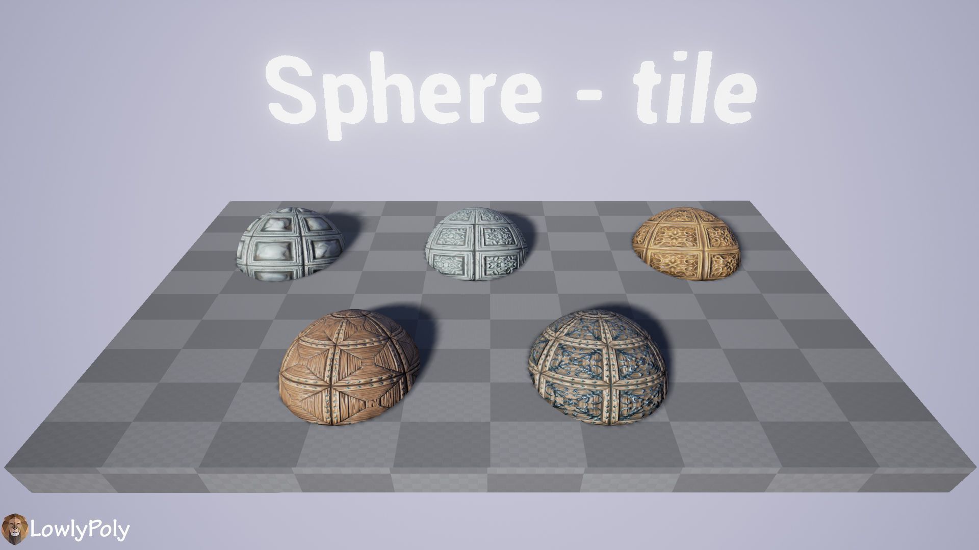 Stylized Wood Tiles Vol 34 - Hand Painted Textures Texture_14