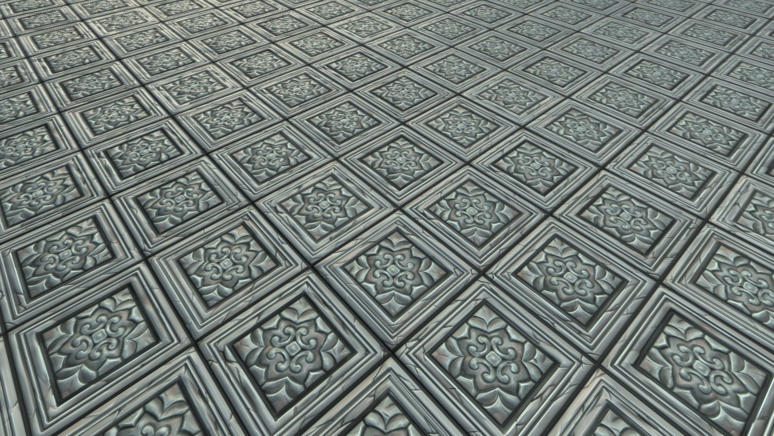 Stylized Wood Tiles Vol 34 - Hand Painted Textures Texture_22