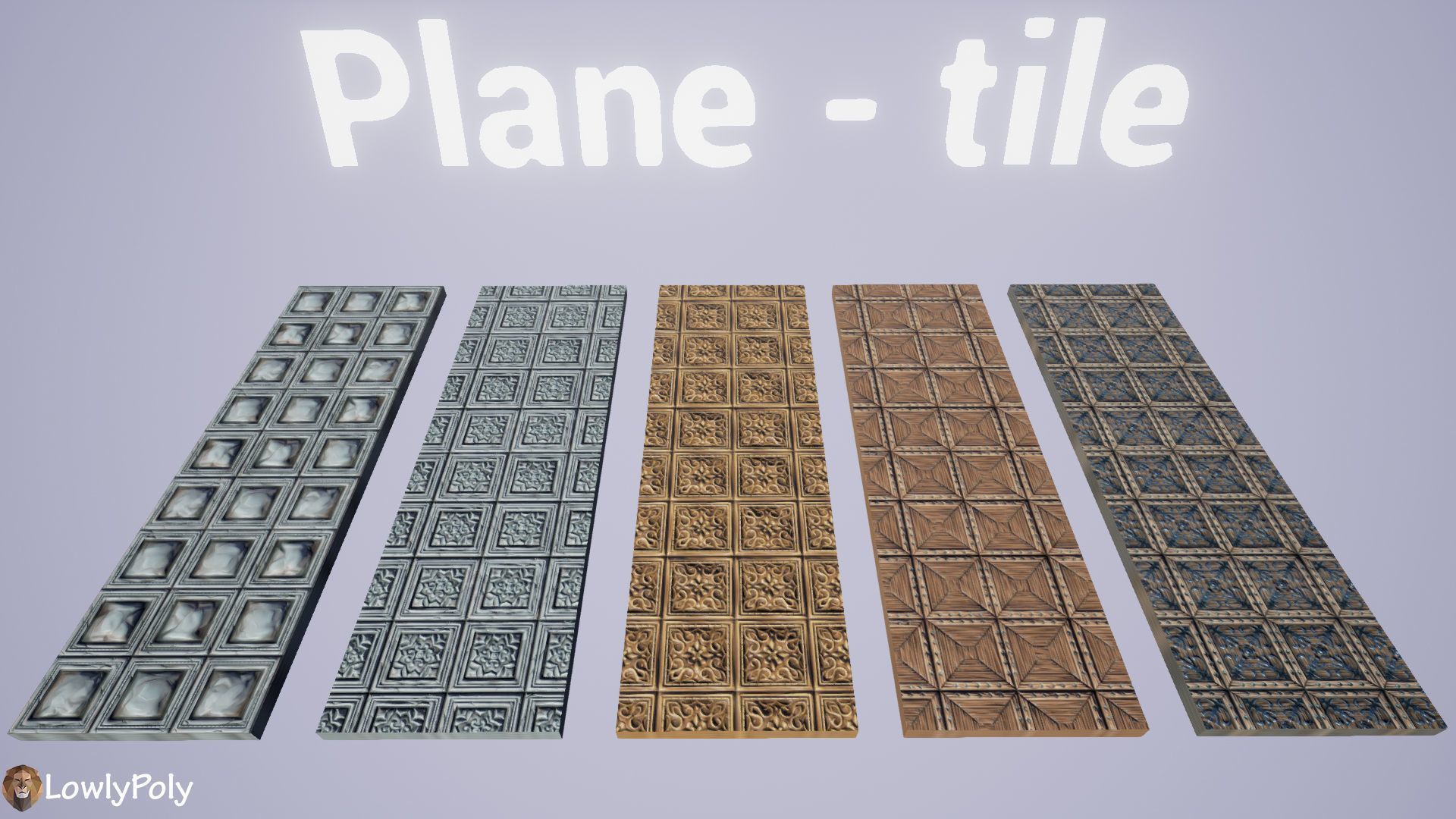 Stylized Wood Tiles Vol 34 - Hand Painted Textures Texture_15