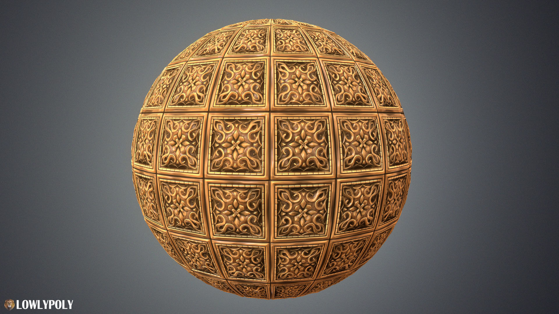 Stylized Wood Tiles Vol 34 - Hand Painted Textures Texture_3